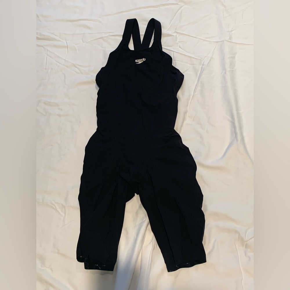 Speedo Fastskin LZR Pure Valor Kneeskin Tech Suit size 25 Closed Back